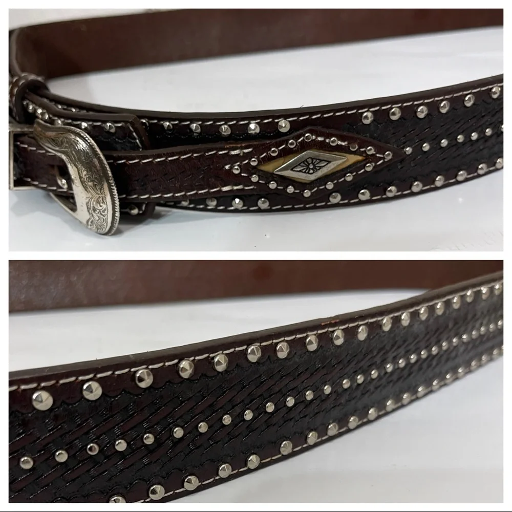 Nocona brown leather